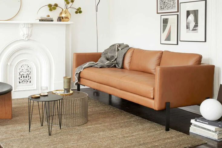 the truss apartment sofa from trnk is intentionally designed for small spaces w 24