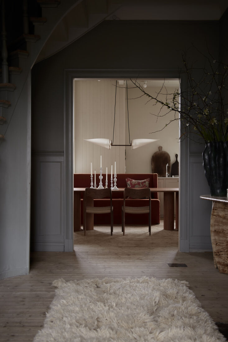 the original floors are pine and the house was painted in various farrow & 17