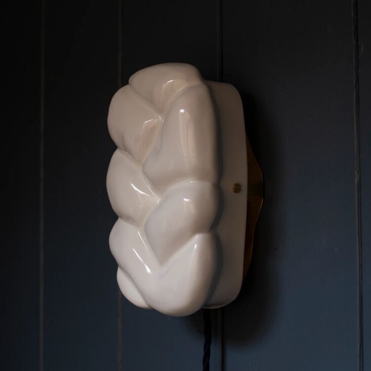 also on offer: the berdoulat x feldspar studio brioche wall sconce, £675. &amp 19