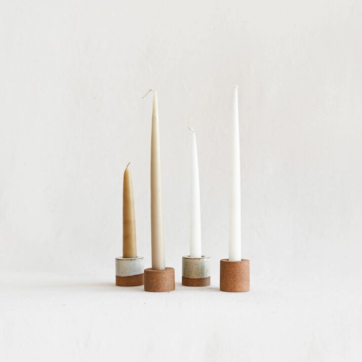 minimalist and petite, the mani candleholder by humble ceramics can be used to  18