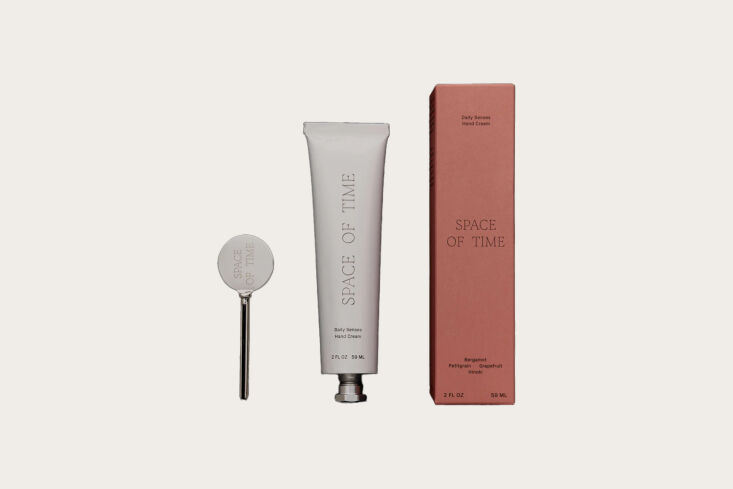 the daily senses hand cream from space of time is created from bergamot, hinoki 26