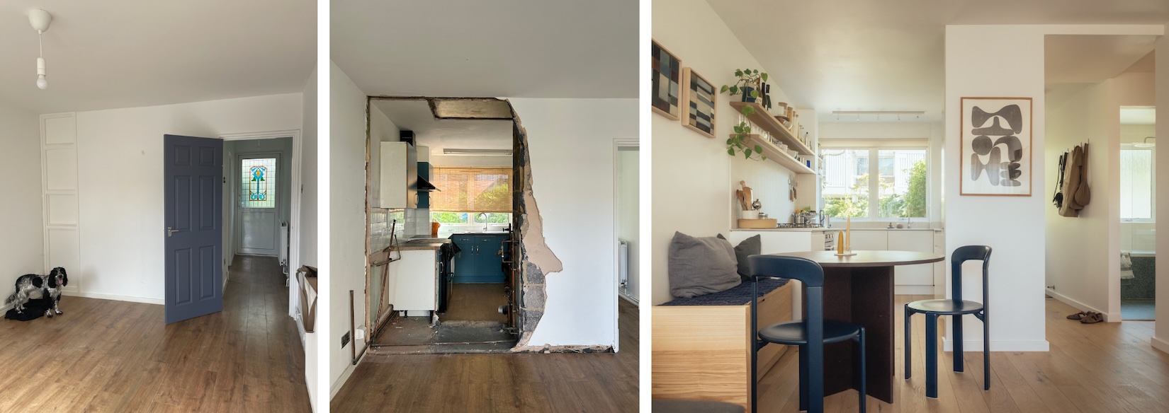 the original kitchen was closed off from the living area. much of the couple&am 28