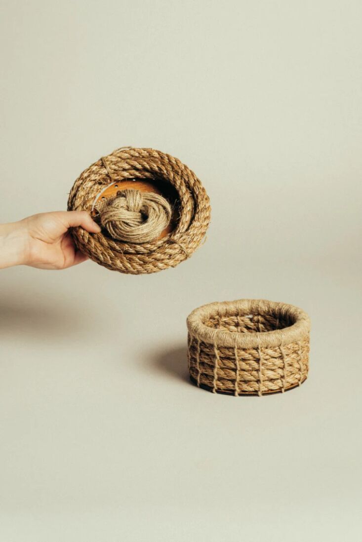 from bard in scotland, the knotted basket kit by basketmaker eve euson \ 23