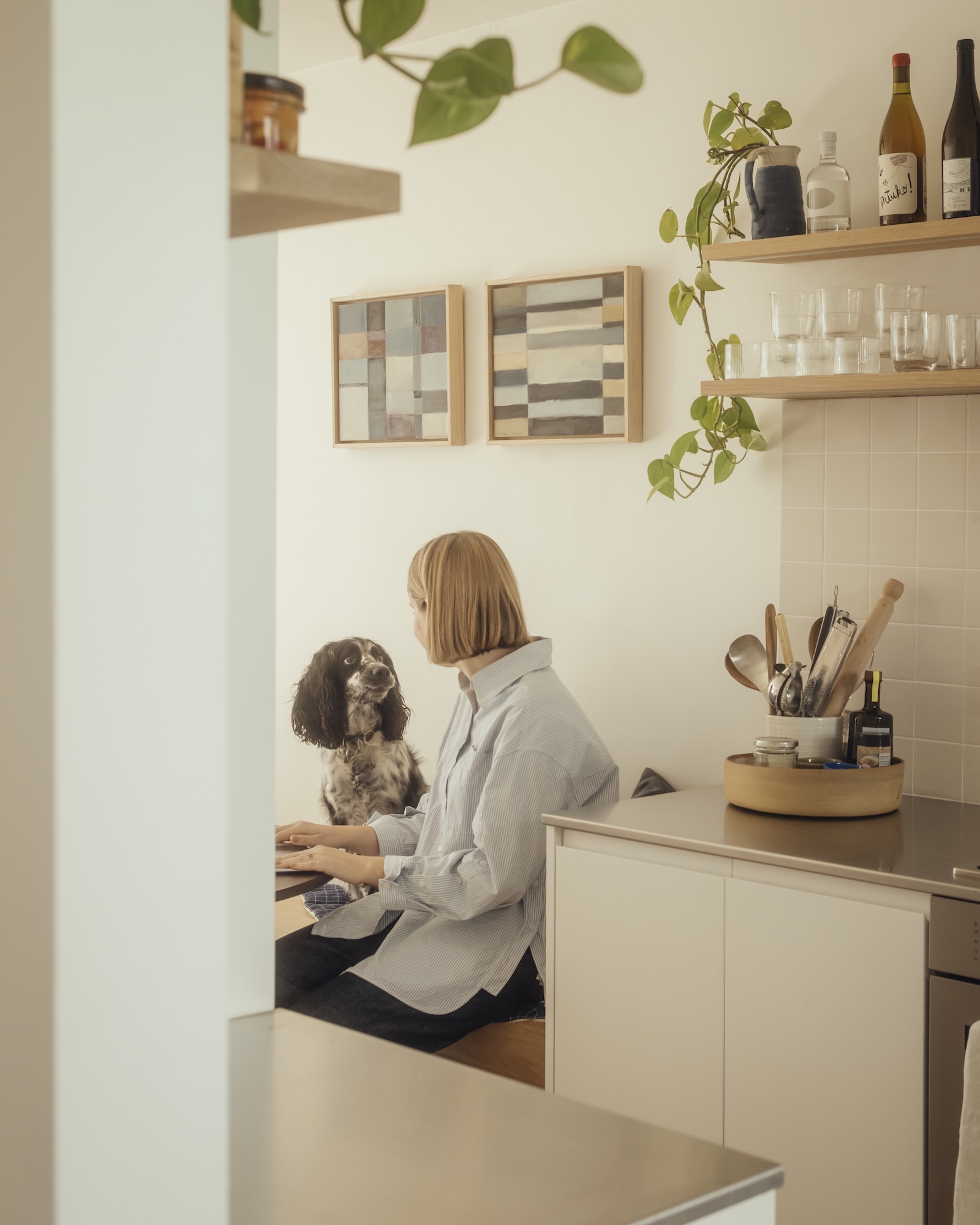 \2\20;given the tight footprint, we wanted to create a very calm, warm,  19