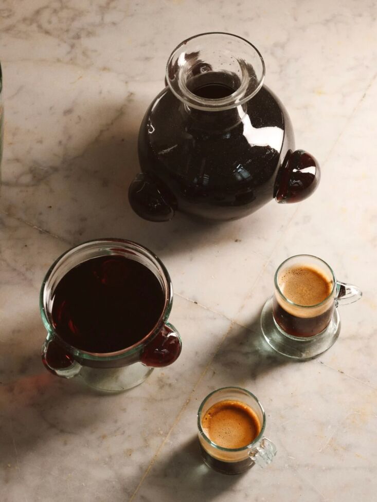 the alien en carafe (top, \$49) \2\20;has the same wonderfully organic a 17