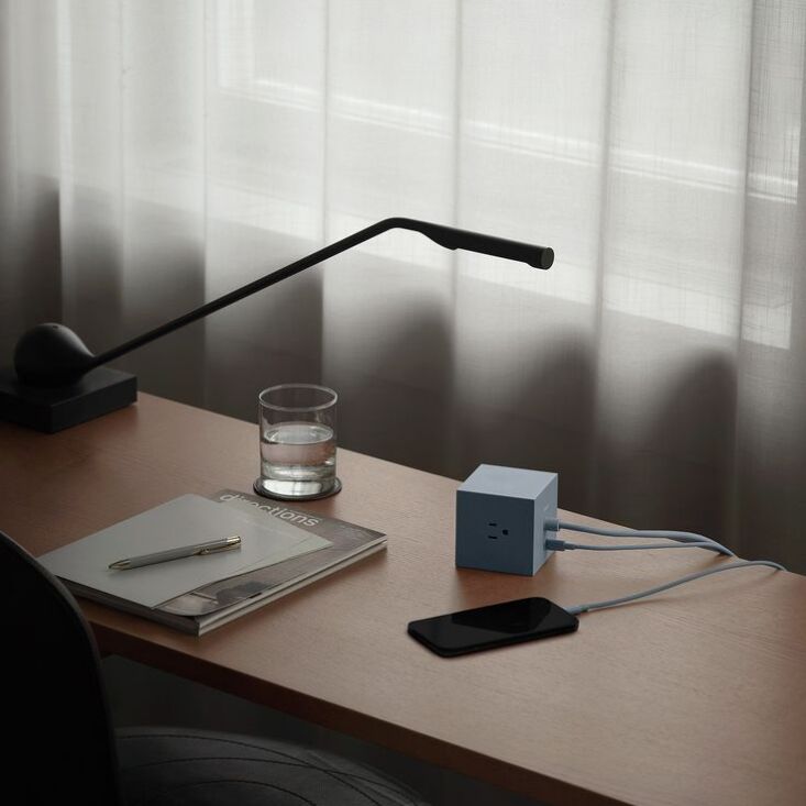 the square \1 in shark blue; \$60. companion charging cables are also available. 19