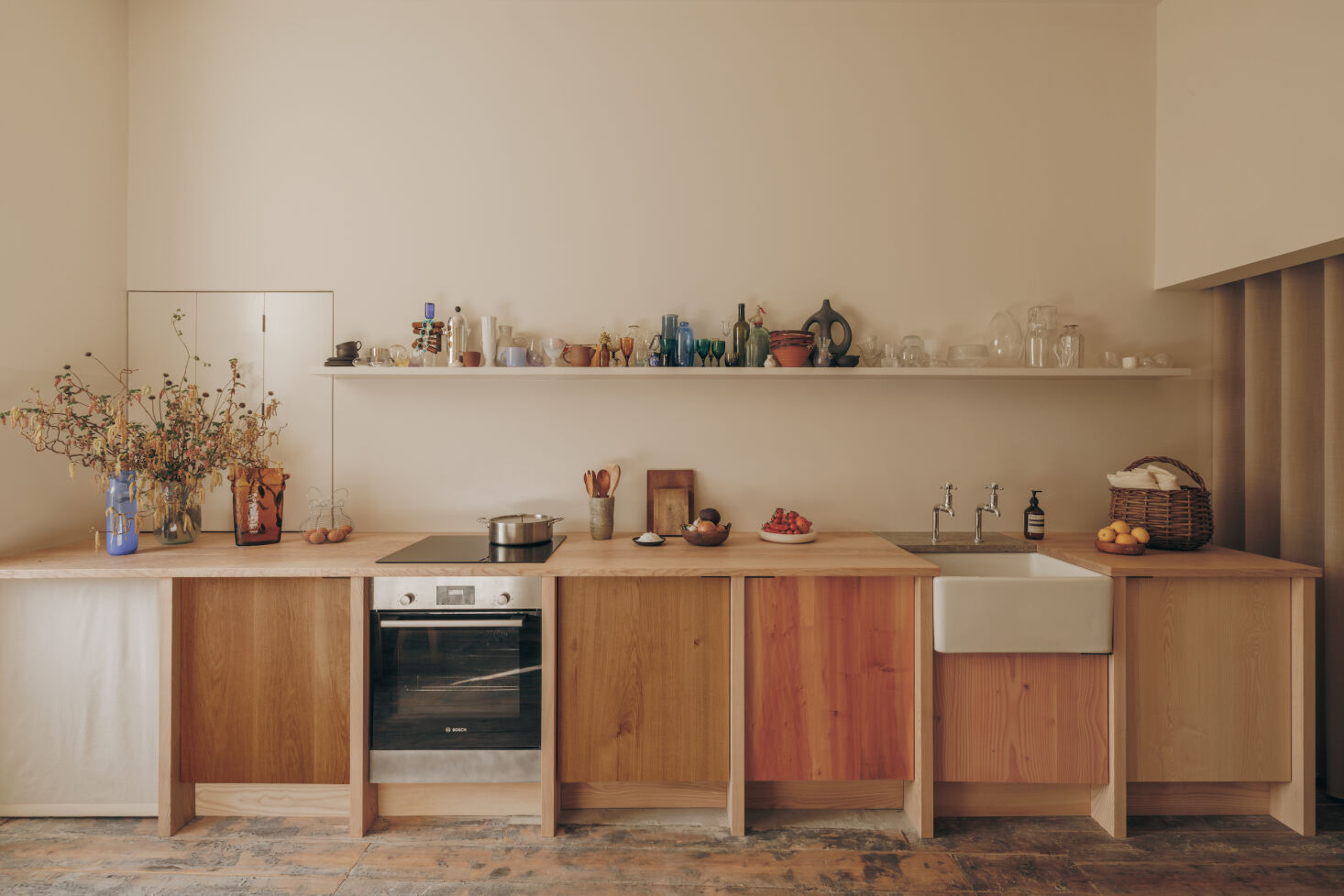 Inside a Sustainable Edinburgh Kitchen with a Rainbow of Surplus Wood ...