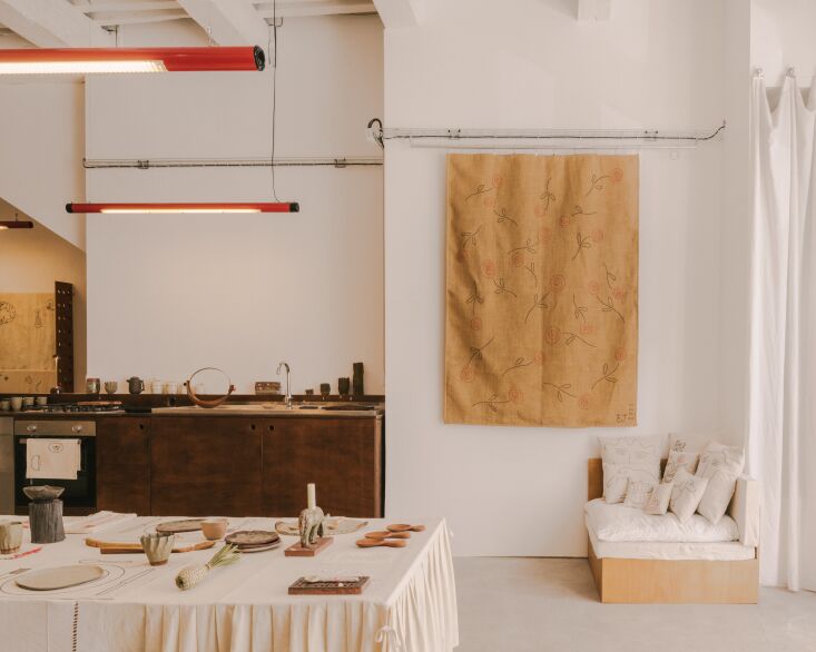 a wall hanging, the roses small carpet, is one of the many unique pieces on off 18