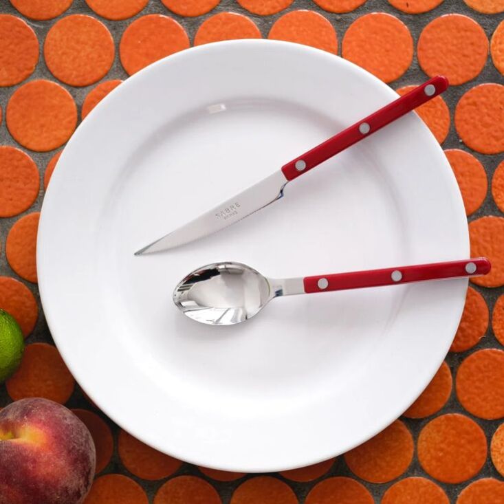 sabre paris bistrot flatware in brilliant stainless steel, the other available  18