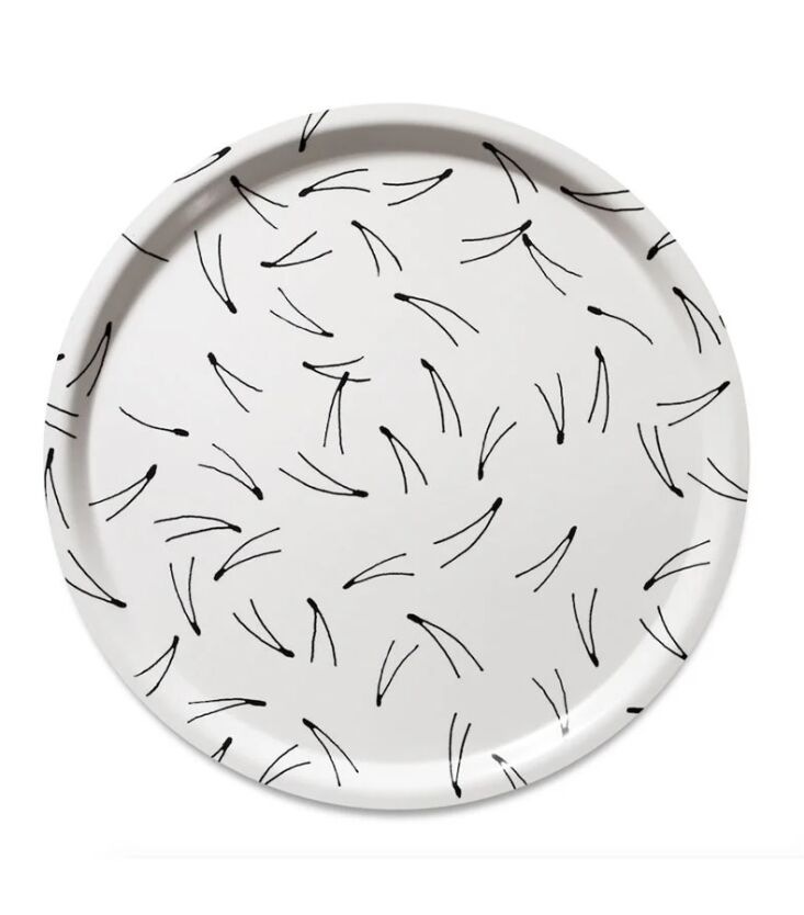 pine needles pattern the \15 inch barr tray, \$5\1, one of many laminated birch 21