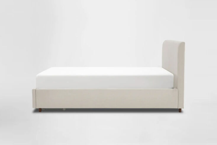 the well priced bed frame with storage is fitted with seamless drawers undernea 18