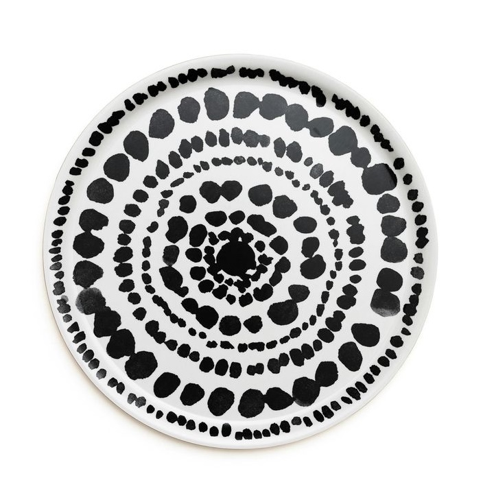 the \1\2 inch circular pattern tray, \$3\2.45, is one of a large collection fro 17