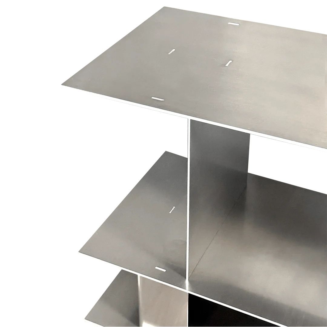 Modular Stack Shelf Stack by Studio Moto: Modular Aluminum Shelving from Belgium