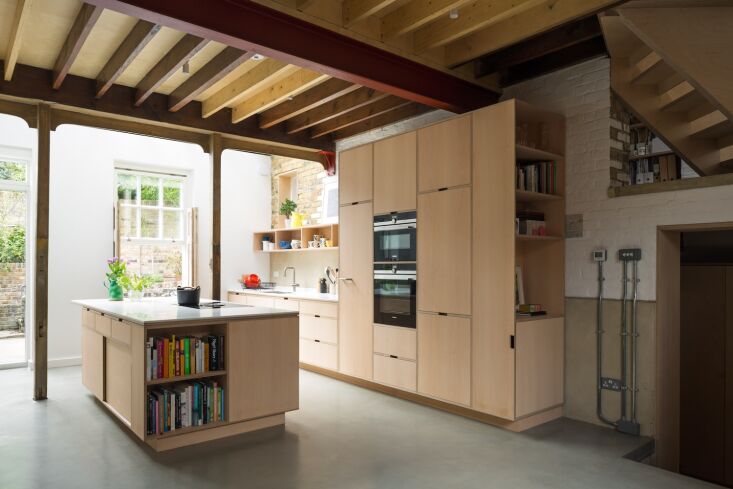 the designers describe this southeast london kitchen as \2\20;modern ply 20