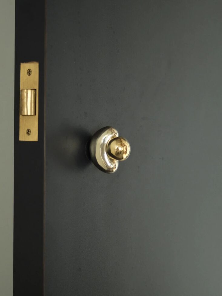 from maha alavi in tokyo, the bean knob is inspired by clasped hands; \$\135 fr 23