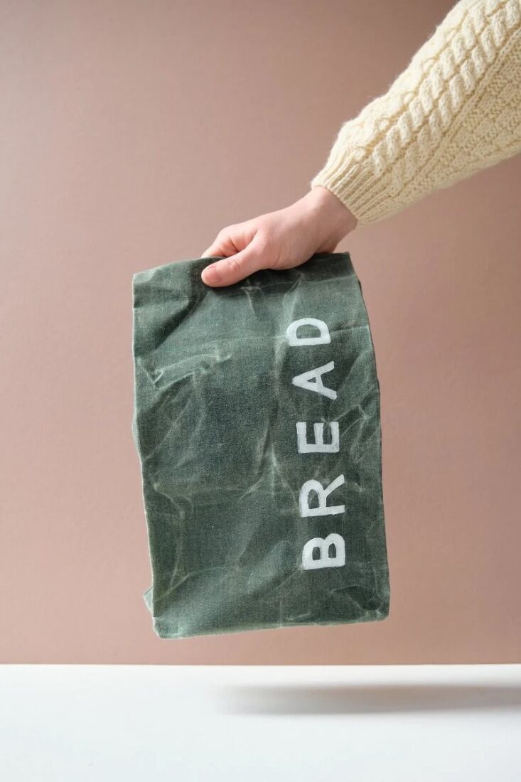 made in collaboration with peckham cloth, the \100 percent cotton beeswax bread 23