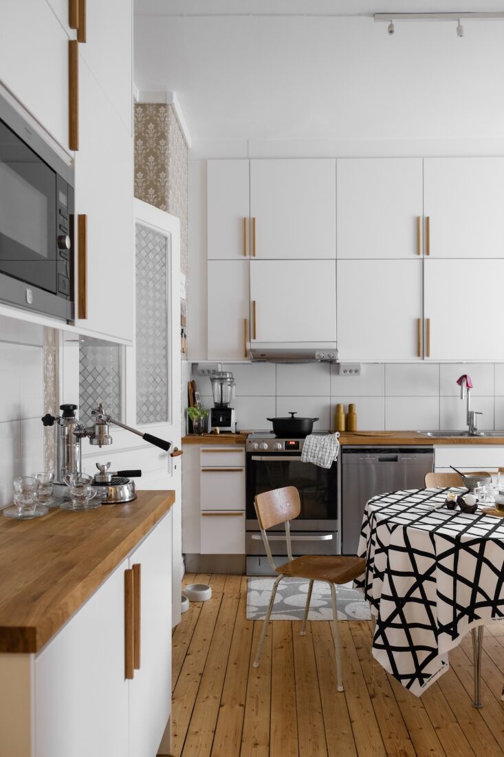 the butcher block counters are another of elisabeth\2\17;s additions to  23