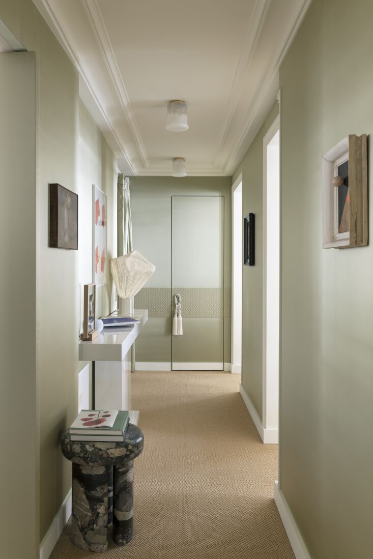 the hallway pairs dead flat farrow & ball paint with holland & sherry f 17
