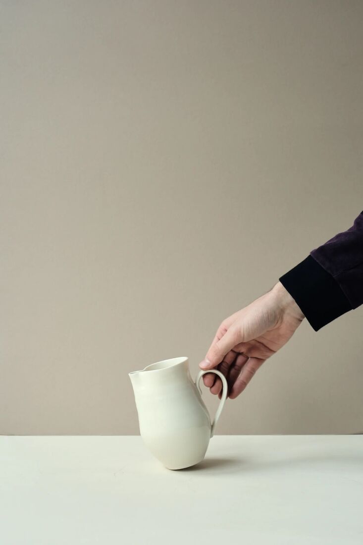 a porcelain custard jug by blackheath pottery, based on the north coast of nort 17