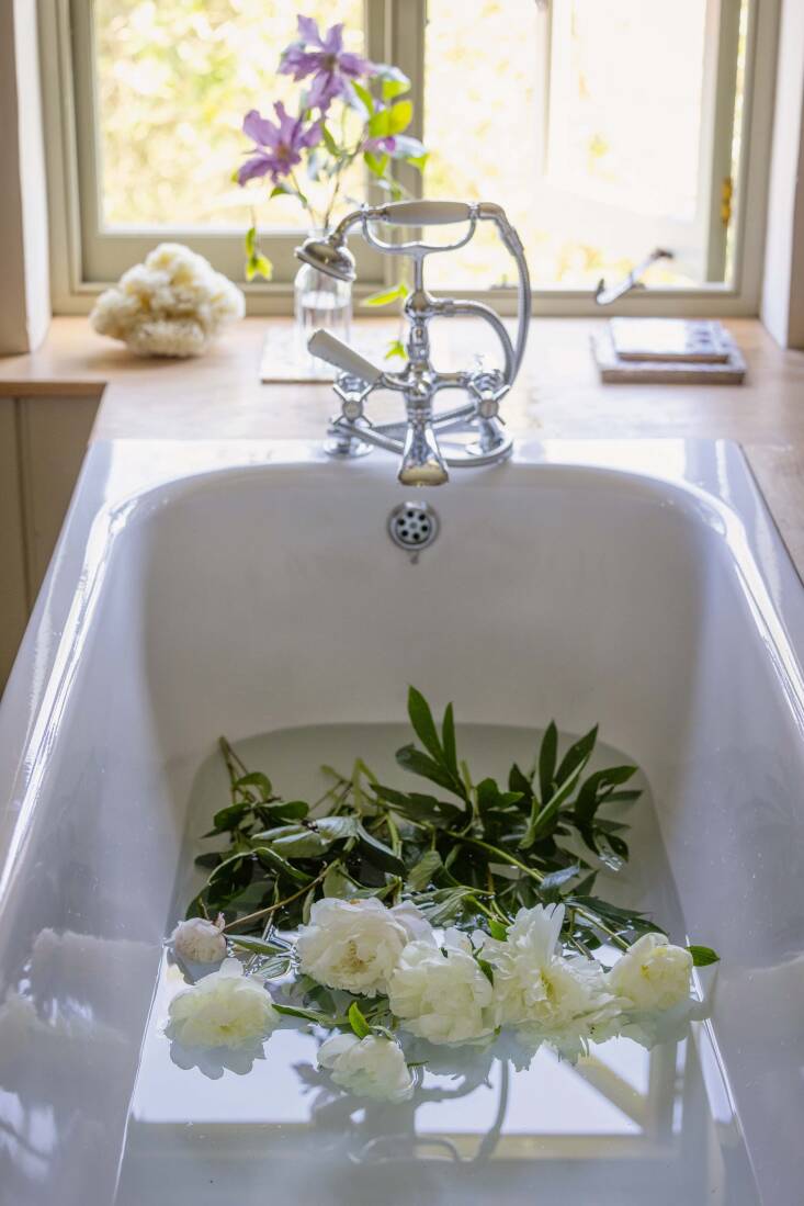a tip from a year of cut flowers, the new book by sarah raven: submerge certa 18
