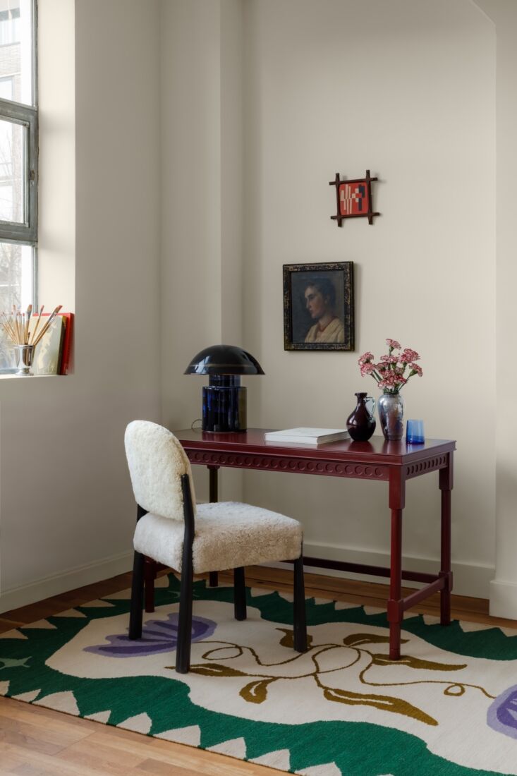 the new collection–all four ply wool flat weaves made in bhadoi, india—is p 17
