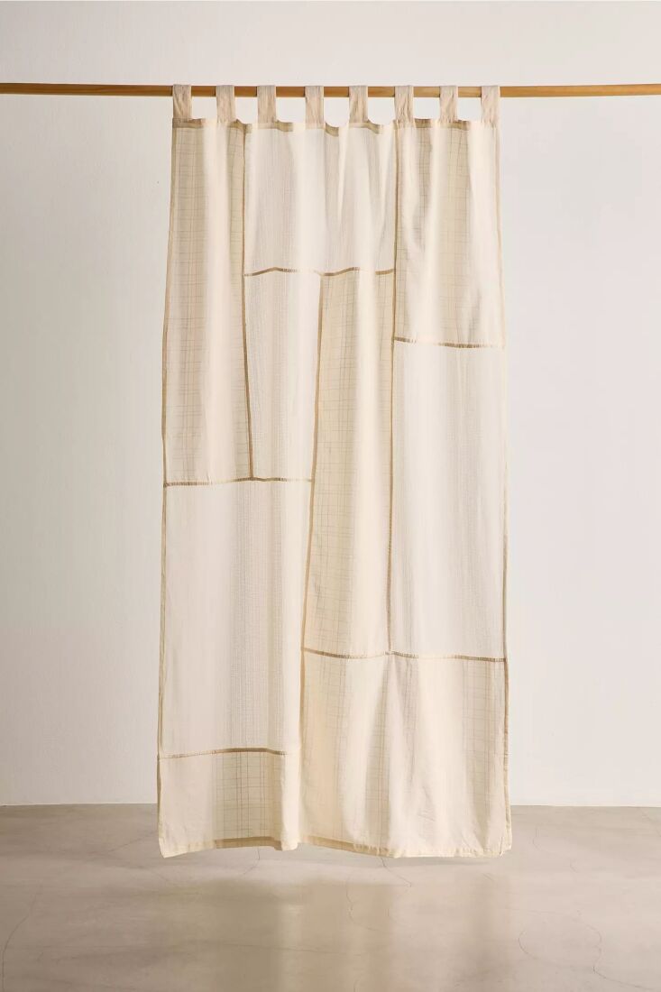 from urban outfitters: the chloe patchwork gauze curtain is all cotton and come 27