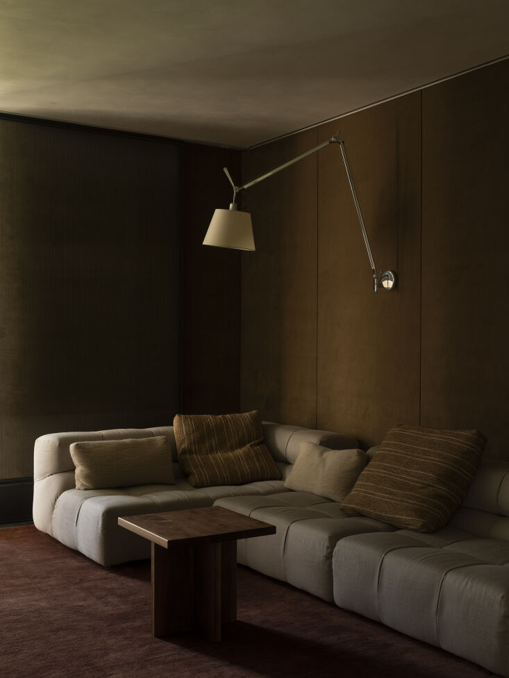 this room, which the architects named snug room, was created as a retreat from 34