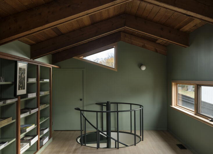 an unused attic was transformed into a study with new windows, douglas fir pane 28