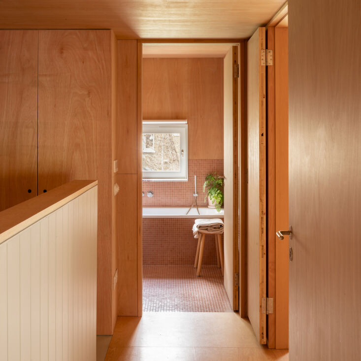 a peek into the tonal primary bathroom, modeled after eastern european bathhous 33
