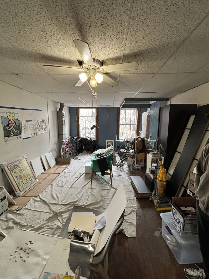 this is what james\2\17;s previous art studio, on the third floor, looke 35
