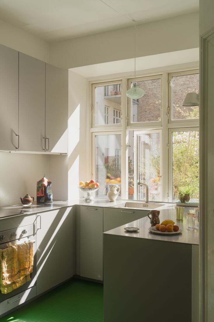the kitchen is completely new and is ulrik\2\17;s domain, the family coo 19