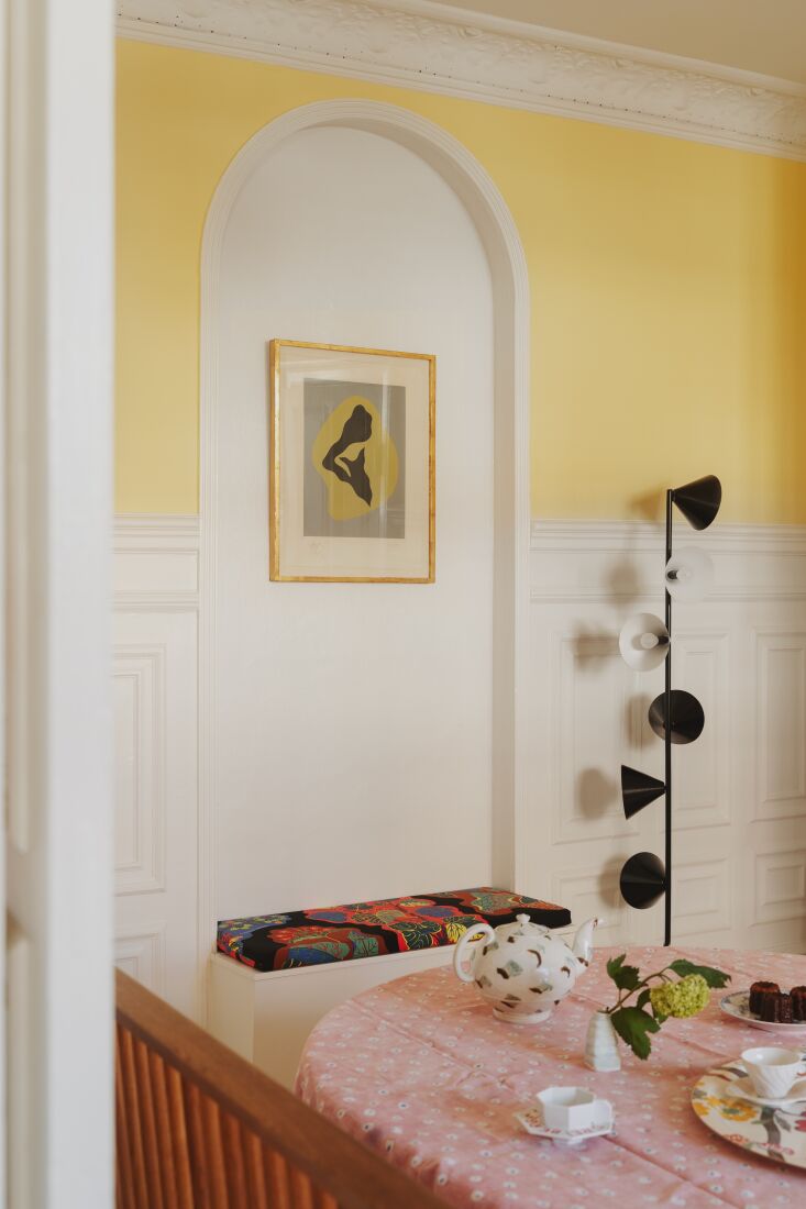both jean arp works are lithographs bought at an auction. the teapot is by lind 23