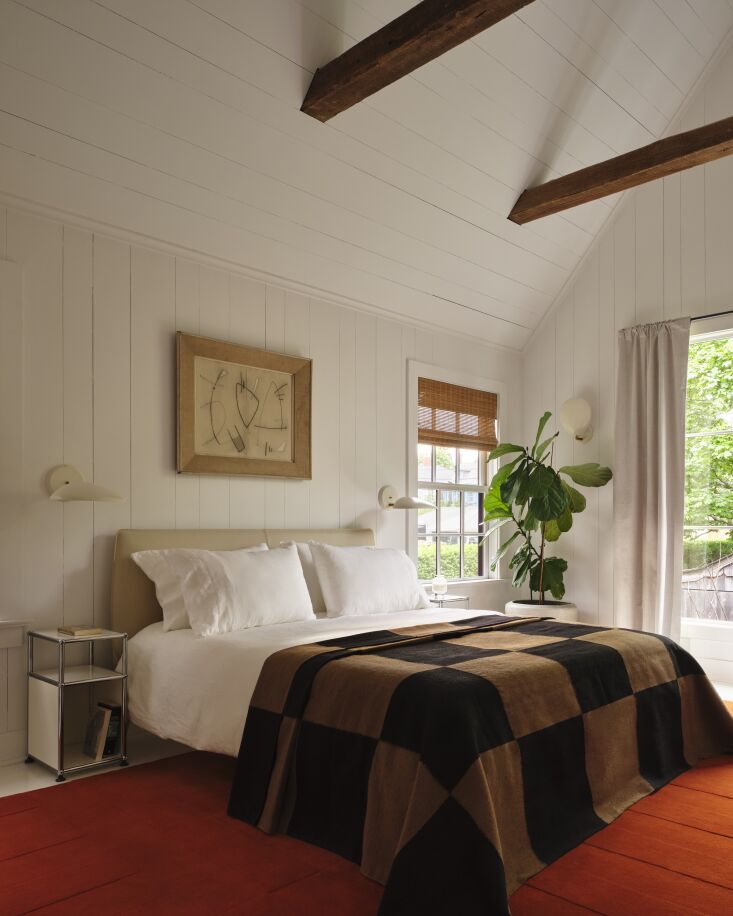 never thought we\2\17;d want to try out a red rug in the bedroom, but he 17