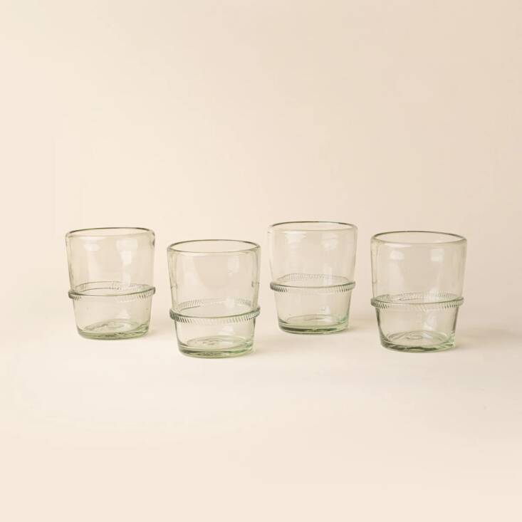 the only thing that can make these pretty tumblers, crafted from recycled glass 20