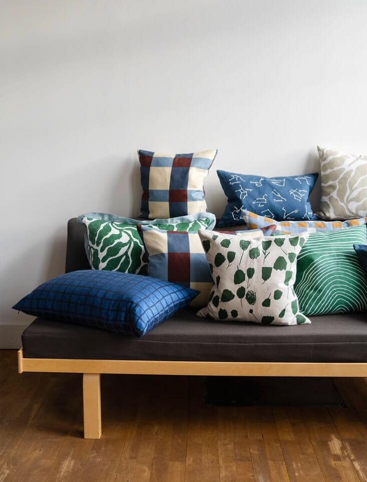 evelina kroon\2\17;s field cushion covers, \$7\1; isis maakestad\ 22