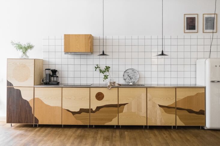 the shop kitchen was given a makeover by 35 year old designer/carpenter carl ma 25