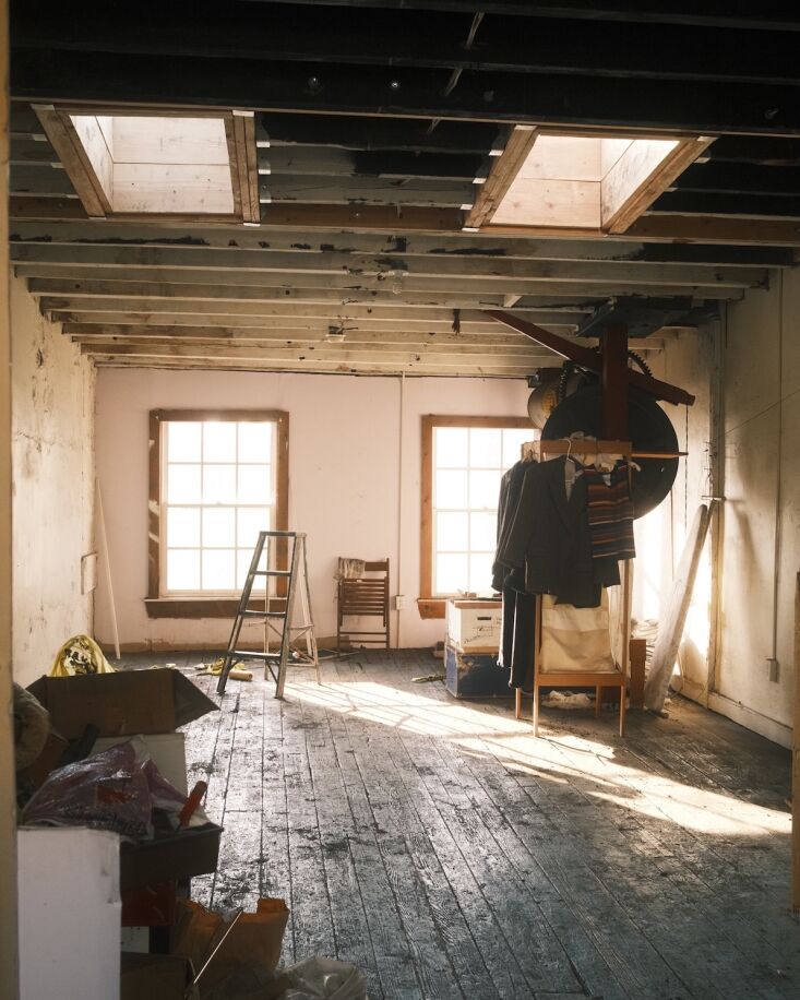 the top floor in progress with skylight frames. \2\20;when we replaced t 37