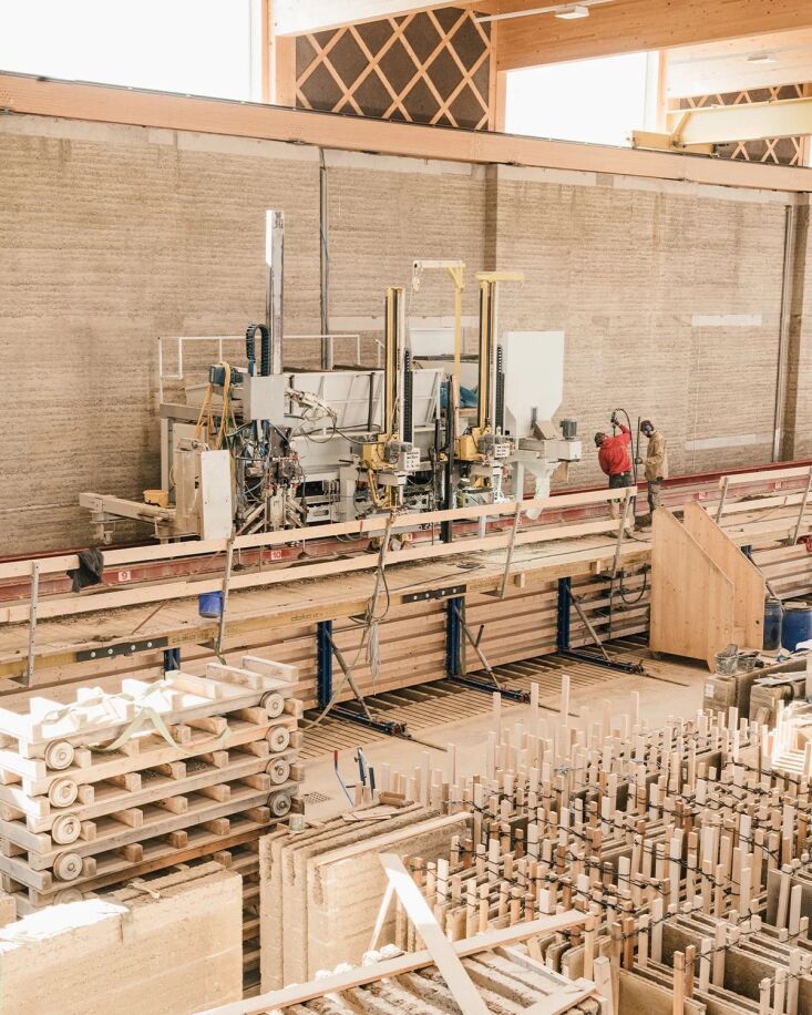 above: lehm ton erde\2\17;s workshop in schlins, austria was designed as 22