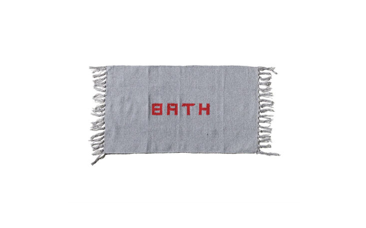 behold: the mat is the hand loomed recycled yarn bath mat by japanese brand pue 19