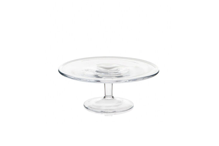 the klara small glass cake stand is made of hearty polish glass and so simple i 21