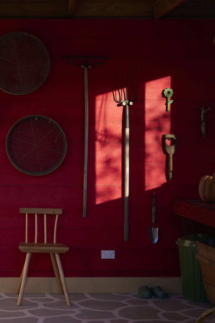 now there is a place for everything, including the round sifters hadley uses to 19