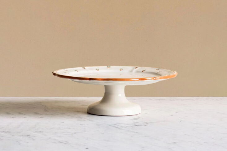 by nicola fasano in puglia, italy, the cake plate fiore features hand painted f 20