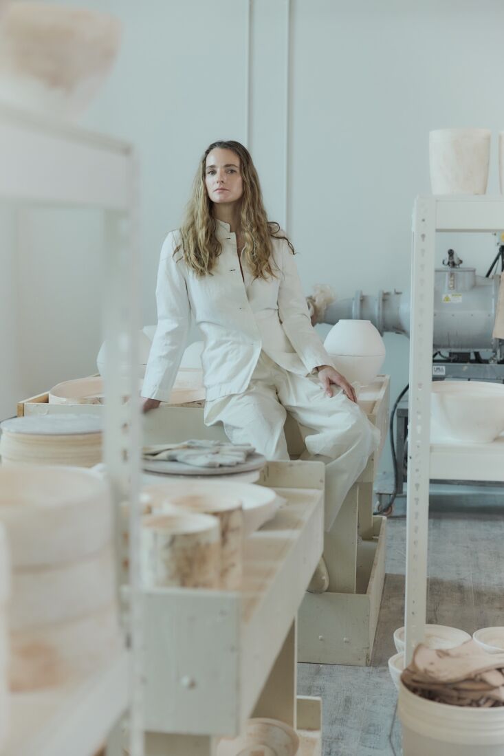 simone in her new studio—she spent part of her childhood not too far away in 17