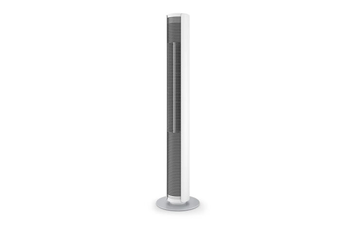 the stadler form peter tower fan is an energy efficient slim tower fan with six 19