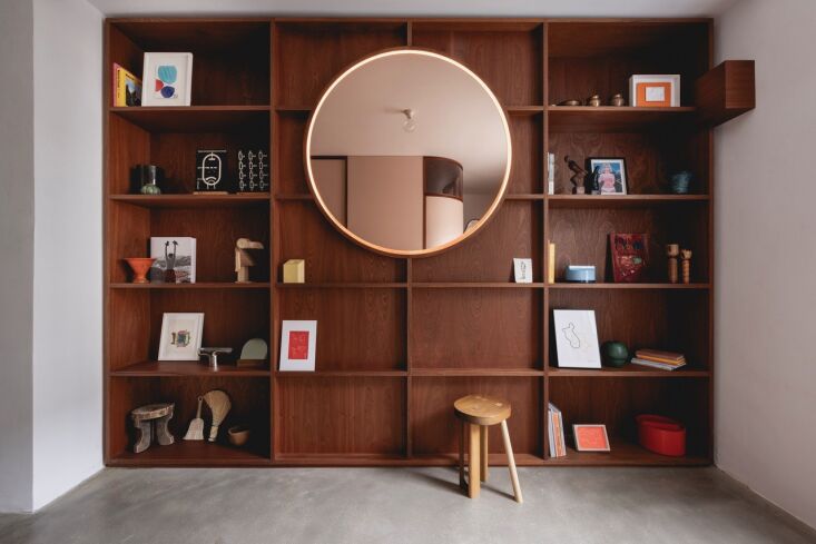 built in storage is integrated throughout, keeping the compact interior free of 29