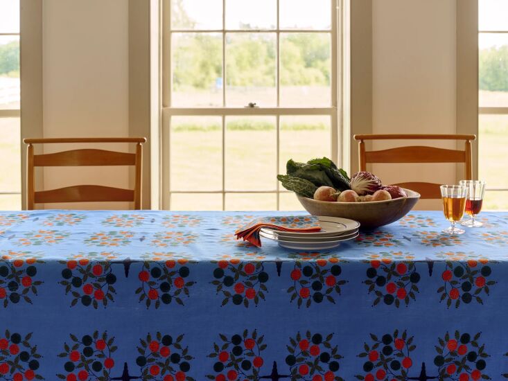 the second of the three tree of life colorways: the tree of life tablecloth in  19