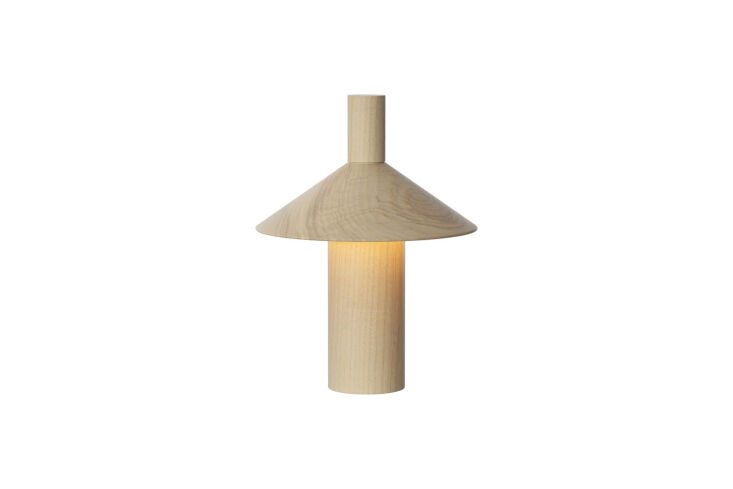 the astep pepa portable lamp in ash by francesco faccin is a rechargeable table 25